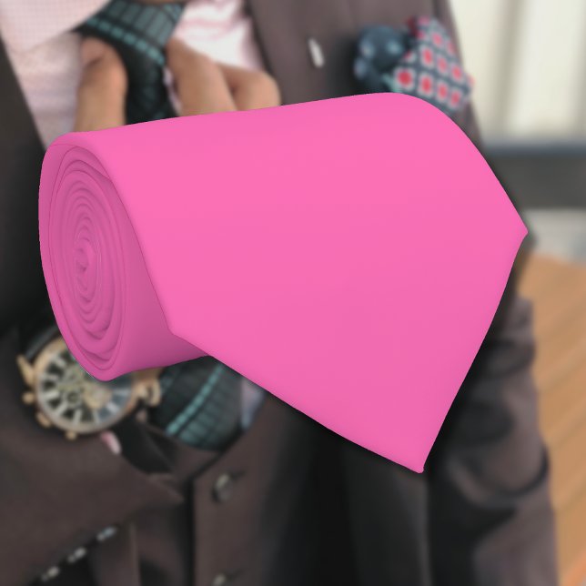 Neon Hot Pink Solid Color | Classic Krawatte (Von Creator hochgeladen)