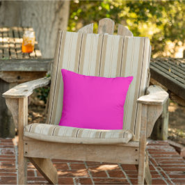 Neon Hot Pink Solid Color Kissen