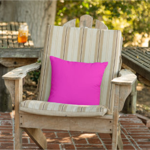 Neon Hot Pink Solid Color Kissen