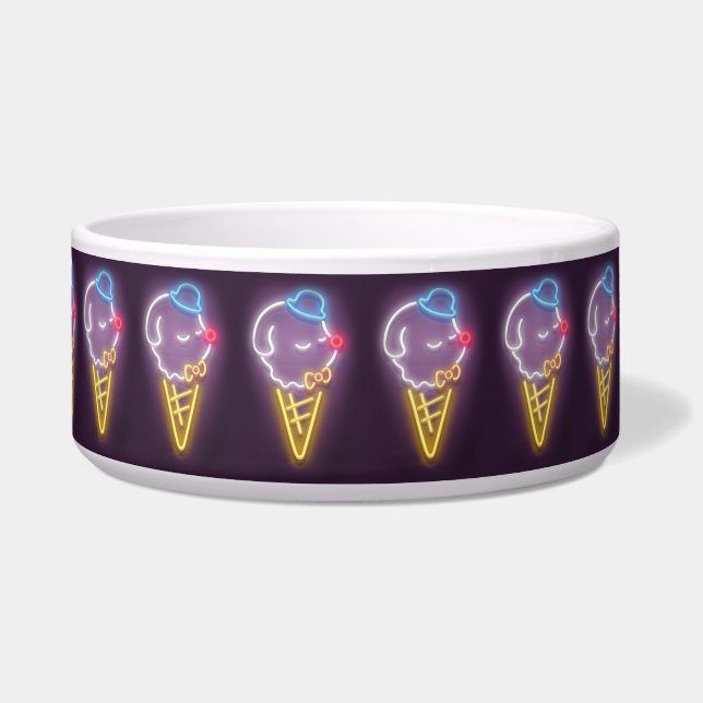 Neon Ice Cream Dog Napf (Vorderseite)