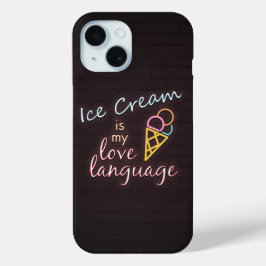 Neon Ice Cream ist meine Liebe Case-Mate iPhone Hülle