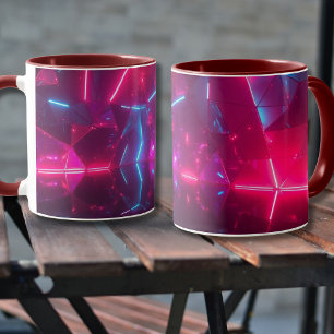 Neon Imaginaire géométrique Mug