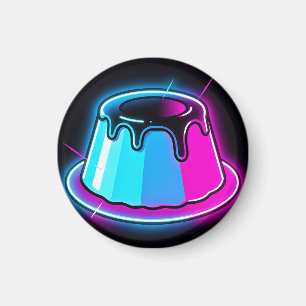 Neon-Jelly-Glow-Dessert-Kunst Magnet