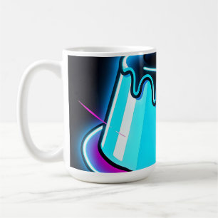 Neon-Jelly-Leucht-Dessert-Kunst Kaffeetasse