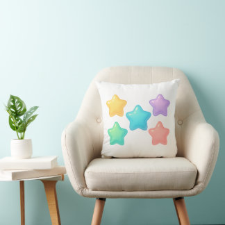 Neon Jelly Star Pillow | Cute Kawaii Glow  Kissen