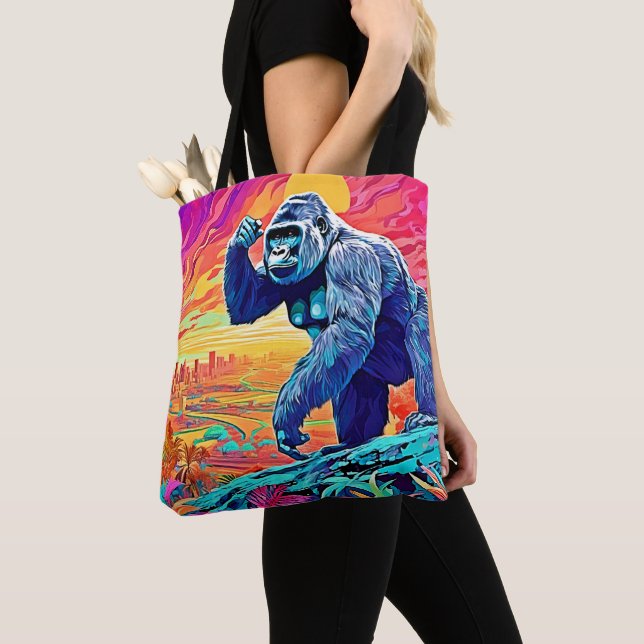Neon Jungle Gorilla Urban Fantasy Tasche (Von Nahem)