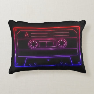 Neon-Kassette Retro-Ästhetik-Wurfkissen Dekokissen