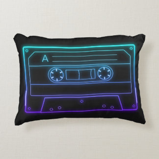 Neon-Kassette Retro-Ästhetik-Wurfkissen Dekokissen