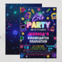 Neon Kindergarten/PreK/Preschool Abschluss