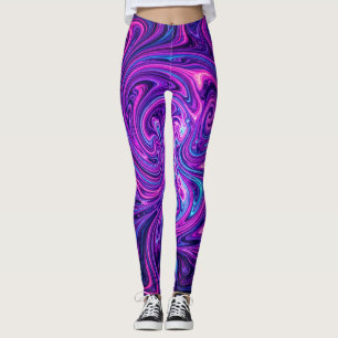 Neon-Kosmic-Schwirrel-Kunst Leggings