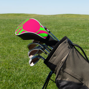 Neon-Kreis-Golfschlägerabdeckung – Anpassbar Golf Headcover