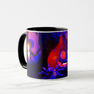 Neon-Kürbisse Tasse