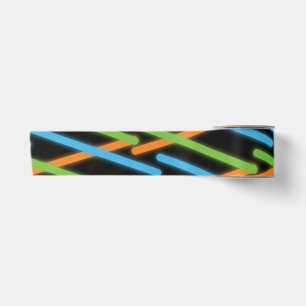 Neon-Laser Orange Blau Grün Satinband