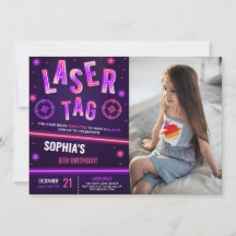 Neon Laser Tag Lila Foto
