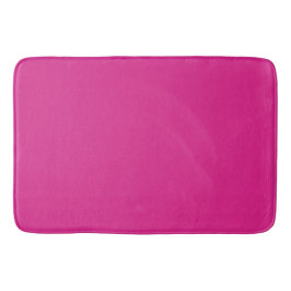 Neon lebhaft rosa | massiv rosa badematte