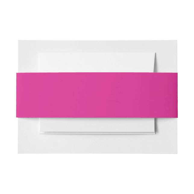 Neon lebhaft rosa | massiv rosa einladungsbanderole (Vorderseite Beispiel)
