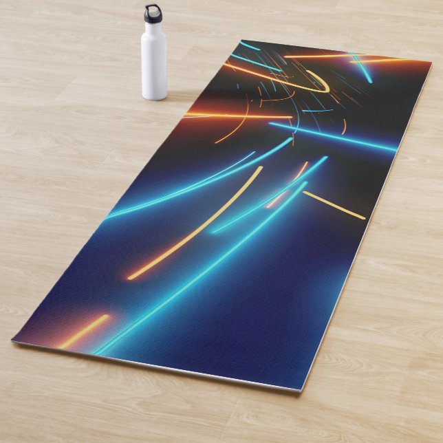 Neon Led Modern Black men Yogmatte Yogamatte (Beispiel)