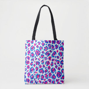 Neon-Leoparden-Druckmuster Tasche