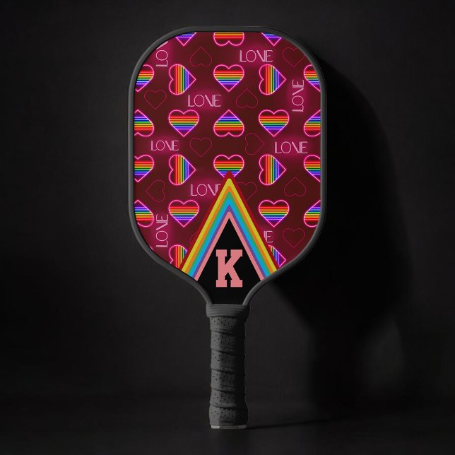 Neon Liebe Pickleball Schläger (Von Creator hochgeladen)