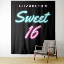 Neon Lights Sweet 16 Geburtstagsparty