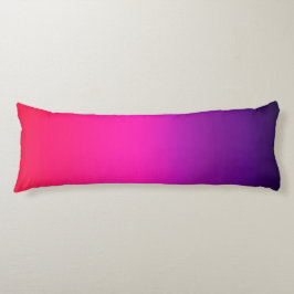 Neon-Lila-rosa-ombre-abstraktes Design Seitenschläferkissen