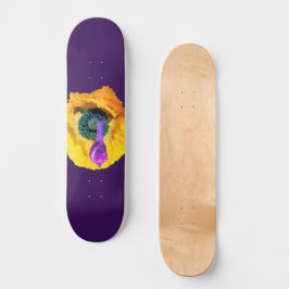 Neon Lila Schnecken Skateboard