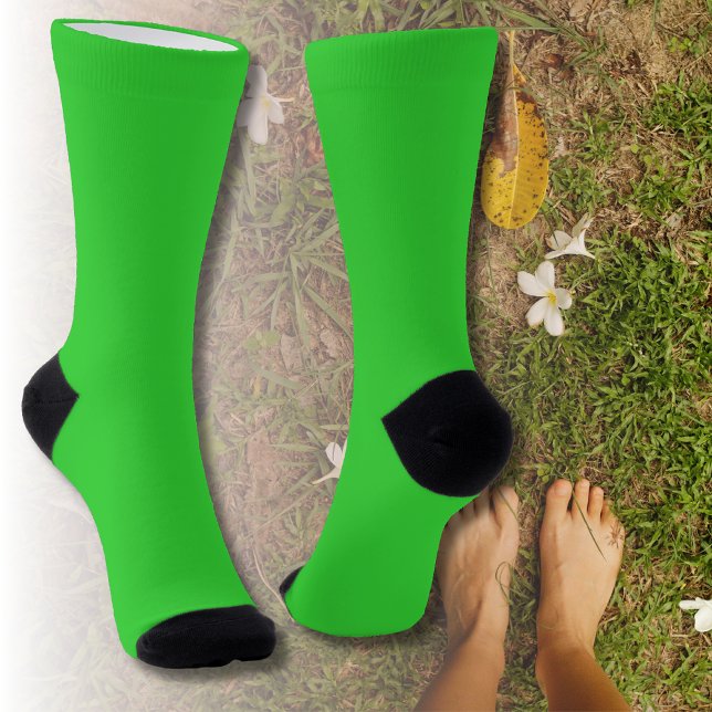Neon Lime Green Bright Socken (Von Creator hochgeladen)