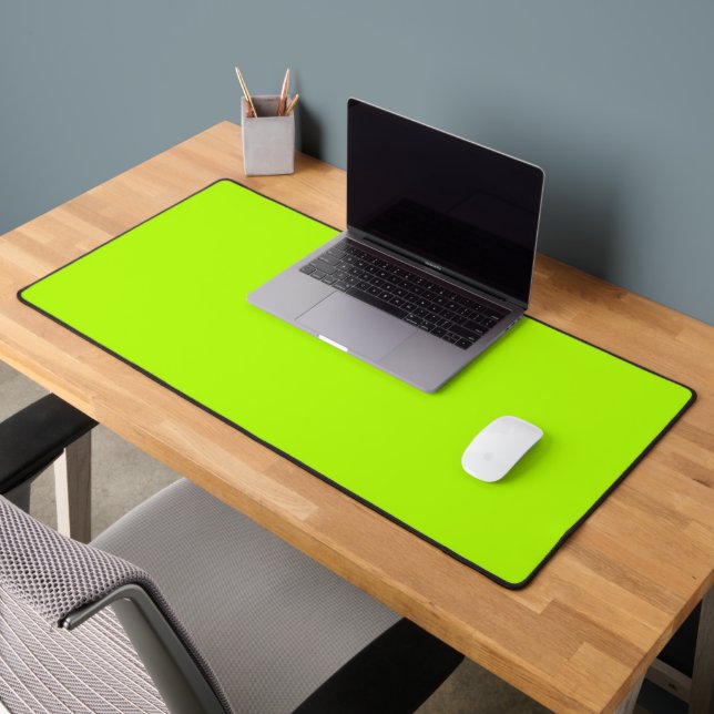 Neon Limon Solid Color | Classic Schreibtischunterlage (Büro 2)