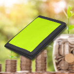 Neon Limon Yellow Solid Color | Classic | elegant Trifold Geldbörse<br><div class="desc">Neon Limon Yellow Solid Color | Classic | elegant | Trendy | Stilvoll | Geschenk</div>