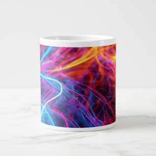 Neon Lines Jumbo-Tasse