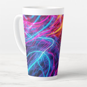 Neon Lines Milchtasse