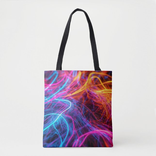 Neon Lines Tasche (Vorderseite)
