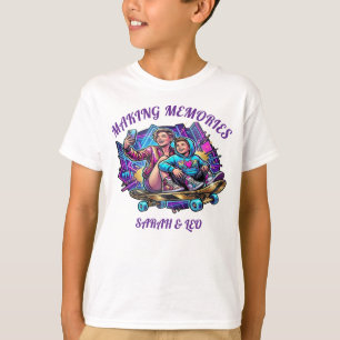 Neon Maman & Fils Art   T-shirt pour Créer des Sou