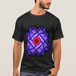 Neon-Mandala-T-Shirt – Lila Glanz T-Shirt