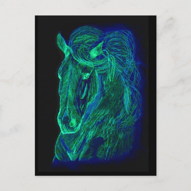 Neon Mane Postkarten (Vorderseite)