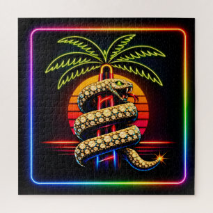 Neon Miami Nights Diamant Luxus 