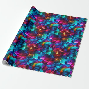 Neon Mirage Geschenkpapier