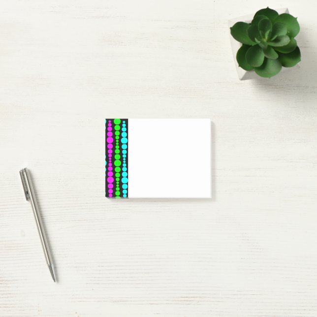Neon Modern Rectangle Post-it Klebezettel (Büro)