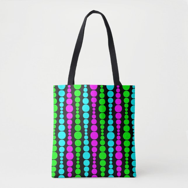 Neon Modern Rectangle Tasche (Vorderseite)