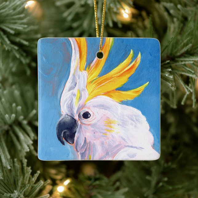 Neon Mohawk - Cockatoo Keramikornament (Baum)