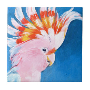 Neon Mohawk - Rosa Cockatoo Fliese