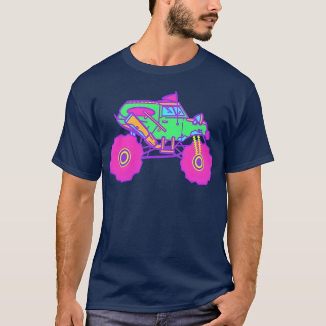 Neon Monsterruck girl T-Shirt (Vorderseite)