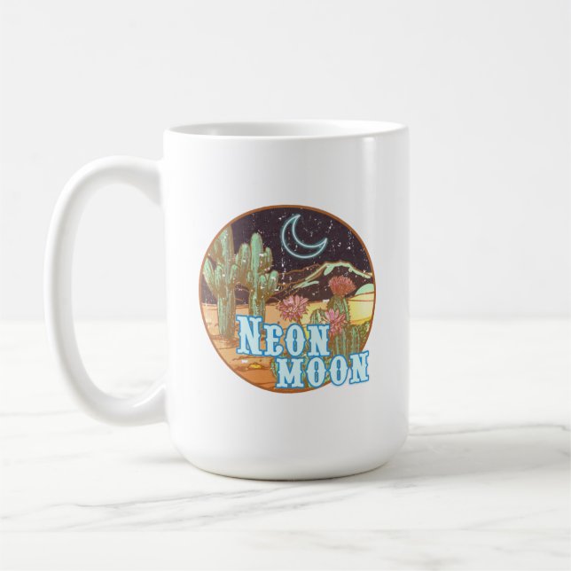 Neon Moon Retro Western Kaffeetasse (Links)
