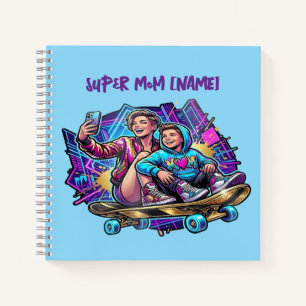 Neon Mutter & Sohn Spiralblock Notizbuch