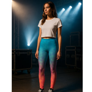 Neon Nachglühen Leggings