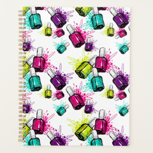 Neon Nail Motif polonais