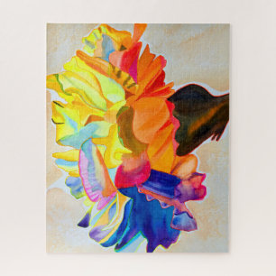 Neon-Nelke Aquarell-Blume