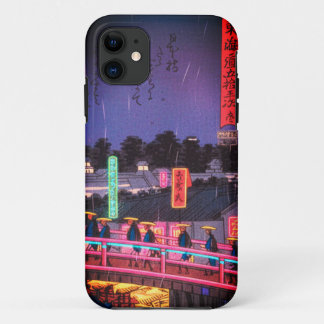 Neon Night Edo: Cyberpunk Nihonbashi & Mount Fuji Case-Mate iPhone Hülle