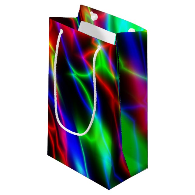 Neon Night Kleine Geschenktüte (Vorderseite Schrägansicht)