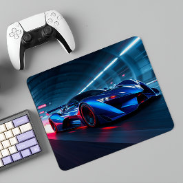 Neon Nightspeed Super Car Mousepad